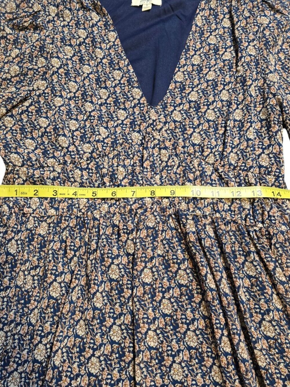 Umgee Women’s The Mindy Maxi Navy Floral Dress S - Picture 6 of 12